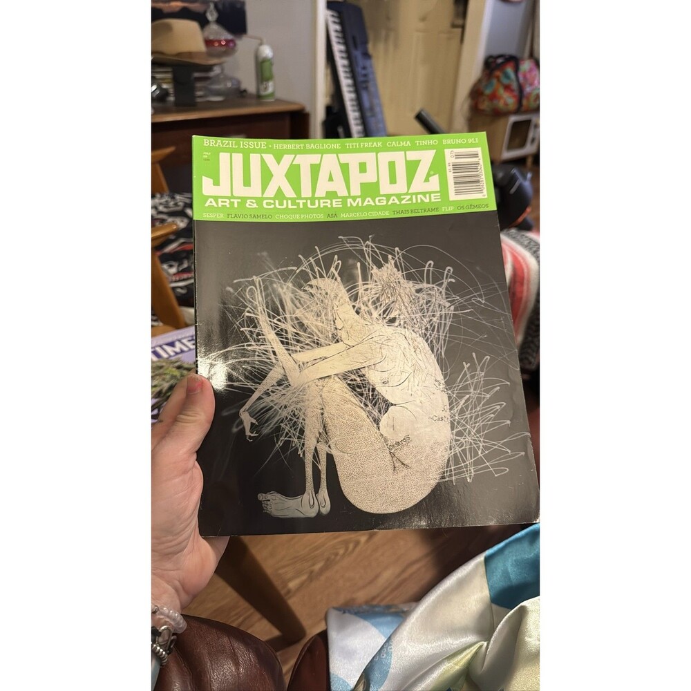 Juxtapoz Magazine July 2009 Issue 102 Brazil Special Art Graffiti